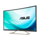 ASUS VA326H 31.5 Inch FHD Monitor showcasing its curved design and features